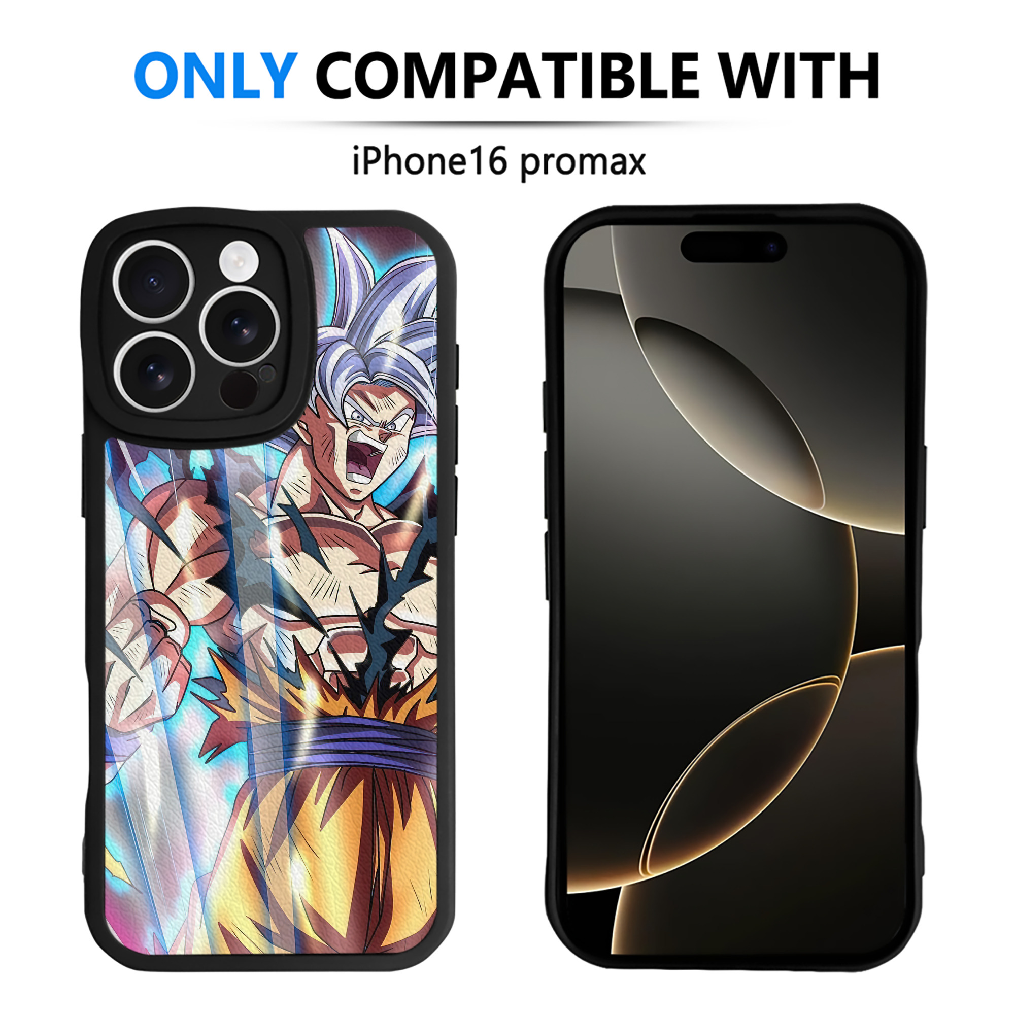 （画像用） ドラゴンボール DRAGON BALL 【iPhone 16シリーズ対応】シリコンスマホケース（レザー調） 材質：シリコン